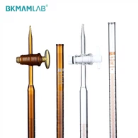 Bürette aus Borosilikatglas für das Labor
